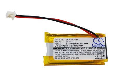 300mAh Battery - CS-SDC37SL / Li-Polymer / Volts: 3.7