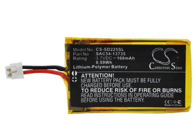 160mAh Battery - CS-SD225SL / Li-Polymer / Volts: 3.7