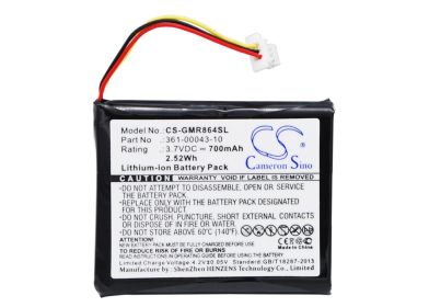 700mAh Battery - CS-GMR864SL / Li-ion / Volts: 3.7