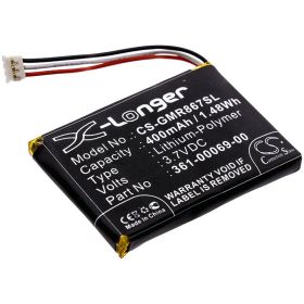 400mAh Battery - CS-GMR867SL / Li-Polymer / Volts: 3.7