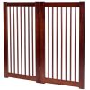 36" Configurable Folding Wood Pet Dog Safety Fence with Gate