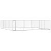 Outdoor Dog Kennel Galvanised Steel 299.2"x299.2"x76.8"