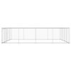Outdoor Dog Kennel Galvanised Steel 299.2"x299.2"x76.8"