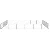 Dog Kennel Black 387.5 ft? Steel