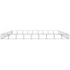 Dog Kennel Black 871.9 ft? Steel