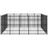 Outdoor Dog Kennel Steel 248 ftÂ²