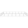 Dog Kennel Silver 376.7 ft? Steel