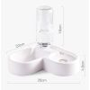 New Home Heart-Shaped Pet Bowl Automatic Water Feeder Teddy Dog Cat Bowl