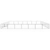 Dog Kennel Silver 602.8 ft? Steel