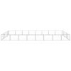 Dog Kennel Silver 430.6 ft? Steel