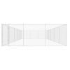Outdoor Dog Kennel Galvanised Steel 31.2'x18.7'x6.1'