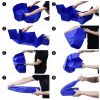 Dog/Cat Pool Feeling Cool Indoor Outdoor Pet Pool Bath Round Pool Foldable and Portable M Size 80*20cm