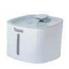 100oz/3L Automatic Pet Water Fountain Ultra-Quiet Water Dispenser Feeder Bowl with LED-Indicator Light Water Level