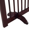 Support Feet Wooden Pet Fence