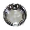 Stainless Steel Pet Bowl with Anti Skid Rubber Base and Dog Design, Gray and Pink-Set of 4