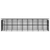 Outdoor Dog Kennel with Roof Steel 178.6 ftÂ²