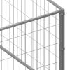 Dog Kennel Silver 430.6 ft? Steel