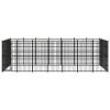 Outdoor Dog Kennel Steel 277.7 ftÂ²