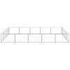 Dog Kennel Silver 269.1 ft? Steel
