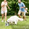 DADYPET Dog Soccer Ball with Grab Tabs Interactive Dog Toy with Ball Pump 6Inch Durable Dog Toy for Small Medium Dogs