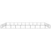 Dog Kennel Black 538.2 ft? Steel