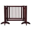 Support Feet Wooden Pet Fence