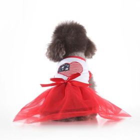 Dog Print Princess Dress (Color: 4, size: M)