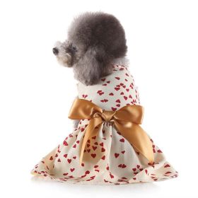 Dog Print Princess Dress (Color: 8, size: XS)