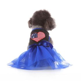 Dog Print Princess Dress (Color: 6, size: XS)