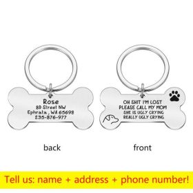 Personalized Collar Pet ID Tag (Color: 13, size: 40x21mm)
