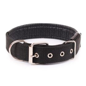 5 Size Dog Collar Adjustable (Color: Black, size: XL)