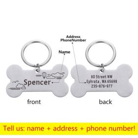 Personalized Collar Pet ID Tag (Color: 24, size: 40x21mm)