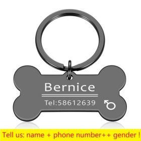 Personalized Collar Pet ID Tag (Color: 8, size: 40x21mm)