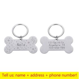 Personalized Collar Pet ID Tag (Color: 17, size: 40x21mm)