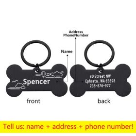 Personalized Collar Pet ID Tag (Color: 26, size: 40x21mm)
