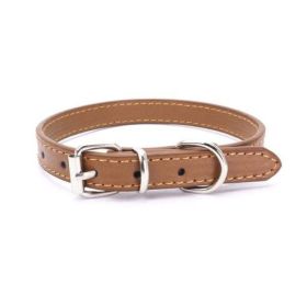 alloy buckle pet dog collar (Color: Orange, size: 51x2.5CM)