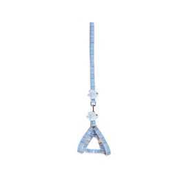 pet chest strap adjustable harness (Color: Blue, size: S(1.5-3.5KG))