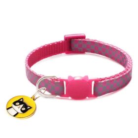 cat head pendant cat collar (Color: 5 691, size: 19-32CM)