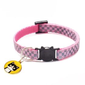 cat head pendant cat collar (Color: 15 201724826, size: 19-32CM)