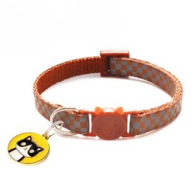 cat head pendant cat collar (Color: 4 100015911, size: 19-32CM)