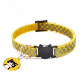 cat head pendant cat collar (Color: 13 201724843, size: 19-32CM)