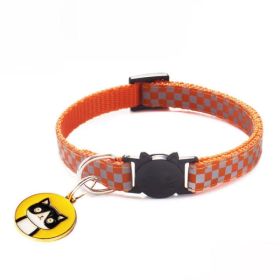 cat head pendant cat collar (Color: 21 200012032, size: 19-32CM)