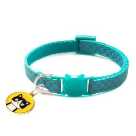cat head pendant cat collar (Color: 7 175, size: 19-32CM)