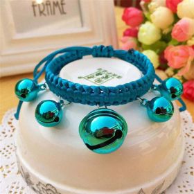 Adjustable Woven Collars (Color: 8 Sky Blue, size: L)