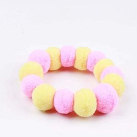 Pet Plush Ball Candy Necklace (Color: K 175, size: neck size (45-50cm))