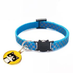 cat head pendant cat collar (Color: 23 200006158, size: 19-32CM)