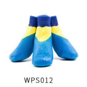 Wholesale non-slip waterproof winter cat and dog stockings boots (Color: WPS012, size: 2)