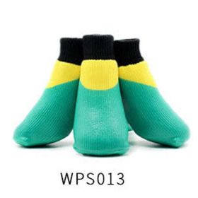 Wholesale non-slip waterproof winter cat and dog stockings boots (Color: WPS013, size: 2)
