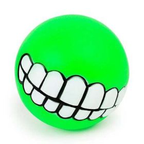 Funny Silicone Pet Dog Toys (Color: Green)