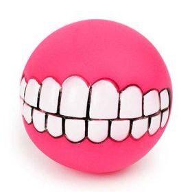 Funny Silicone Pet Dog Toys (Color: Rose)